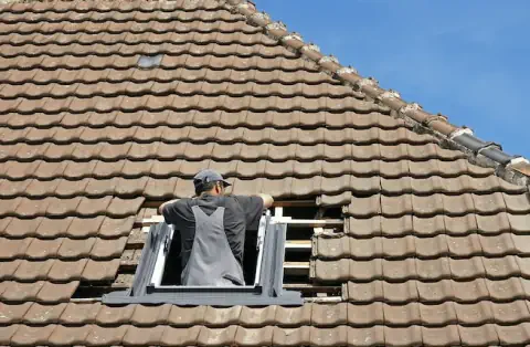 Pose de velux - Ligné